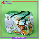 Jungle/Safari Theme Goody Boxes Pack of 6 For Jungle / Safari Theme Birthday Decoration and Celebration