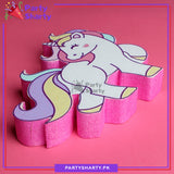 Unicorn Character Thermocol Standee For Unicorn Theme Based Birthday Celebration and Party Decoration