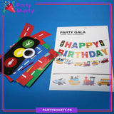 Lightning Mc-Queen Theme Happy Birthday Set for Theme Based Birthday Decoration and Celebration