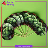 Hulk Cup Cake Topper For Hulk Birthday Theme Party and Decoration