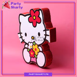 Hello Kitty Theme Thermocol Standee For Hello Kitty Theme Based Birthday Celebration and Party Decoration