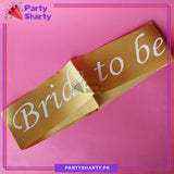 Bride To Be Sash For Bridal Shower Event and Celebration