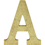 Gold Glitter Alphabet Sign Thermocol For Birthday and Event Decoration