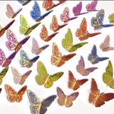 3D Multi Color Butterfly Wall Sticker For Home & Event Decoration (Pack of 12)