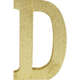 Gold Glitter Alphabet Sign Thermocol For Birthday and Event Decoration