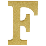 Gold Glitter Alphabet Sign Thermocol For Birthday and Event Decoration