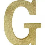 Gold Glitter Alphabet Sign Thermocol For Birthday and Event Decoration