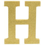 Gold Glitter Alphabet Sign Thermocol For Birthday and Event Decoration