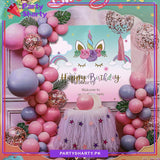 Unicorn Theme Set Birthday Party DIY Kit For Birthday Party and Decoration