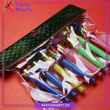 Cocomelon Theme Whistles Pack of 8 For Theme Based Birthday Party Decoration and Celebration