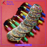 Cocomelon Theme Whistles Pack of 8 For Theme Based Birthday Party Decoration and Celebration