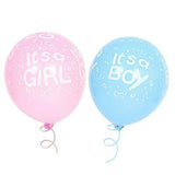 Pink / Blue Latex Balloons (Its a Girl / Its a Boy) for Decoration and Baby Shower Celebration (10 pcs)