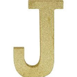 Gold Glitter Alphabet Sign Thermocol For Birthday and Event Decoration