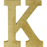 Gold Glitter Alphabet Sign Thermocol For Birthday and Event Decoration