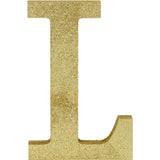 Gold Glitter Alphabet Sign Thermocol For Birthday and Event Decoration