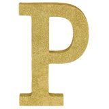 Gold Glitter Alphabet Sign Thermocol For Birthday and Event Decoration