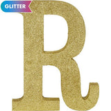 Gold Glitter Alphabet Sign Thermocol For Birthday and Event Decoration