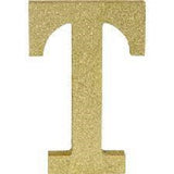 Gold Glitter Alphabet Sign Thermocol For Birthday and Event Decoration