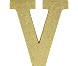 Gold Glitter Alphabet Sign Thermocol For Birthday and Event Decoration