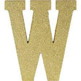 Gold Glitter Alphabet Sign Thermocol For Birthday and Event Decoration