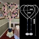 Heart Shaped Balloon Stand For Birthday, Anniversary, Wedding Decoration Reusable for any occasions Party Decorations