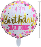 18inch Happy Birthday Round Celebration Party Decoration Foil Helium Balloon