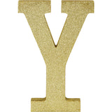 Gold Glitter Alphabet Sign Thermocol For Birthday and Event Decoration