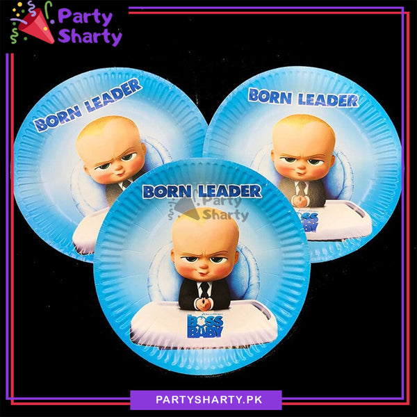 Small Size Boss Baby Paper Plates For Boss Baby Birthday Theme Party a ...