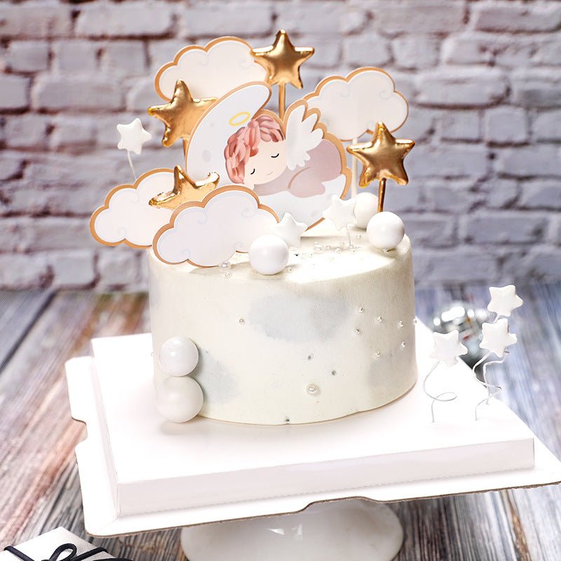 Cake decoration | Cake, Happy birthday angel, Cake decorating