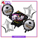 Way to Go Grad! Cap Shaped Foil Balloon for Graduation Party Decoration and Celebration