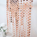 Heart Shaped Fringes / Foil Curtains Best for Back Drop Wall Decoration for Birthday and Parties Celebration